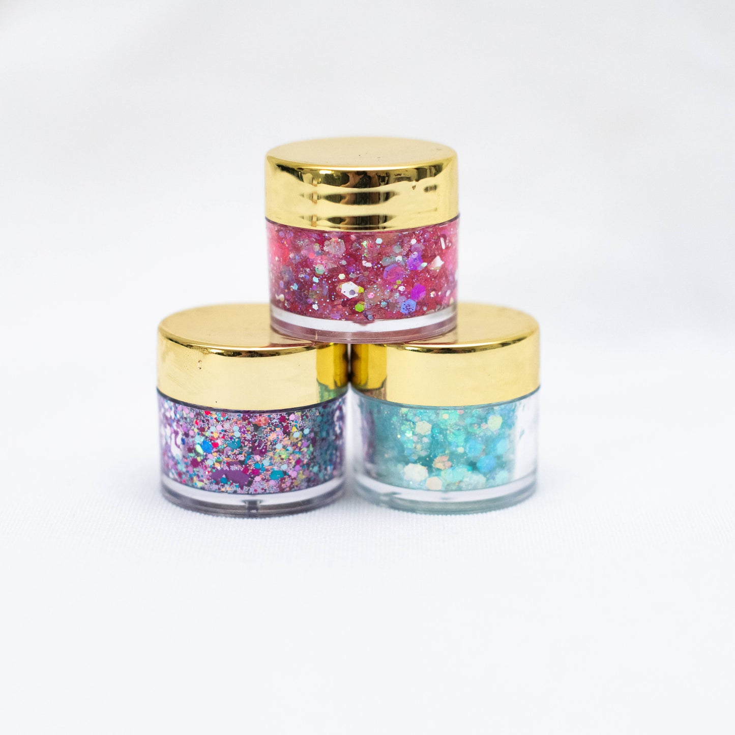 Mini Tinsel Face Glitter- Gold