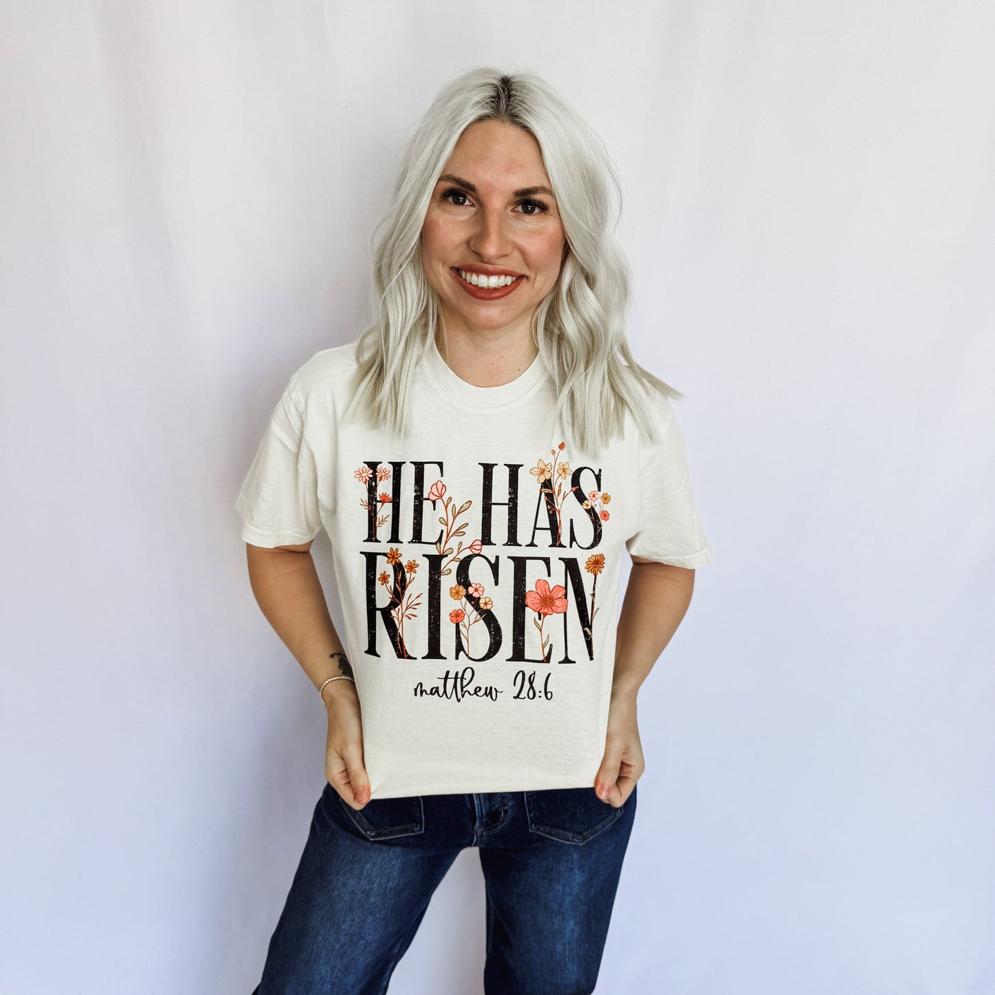 *He Has Risen Graphic Tee D-1024