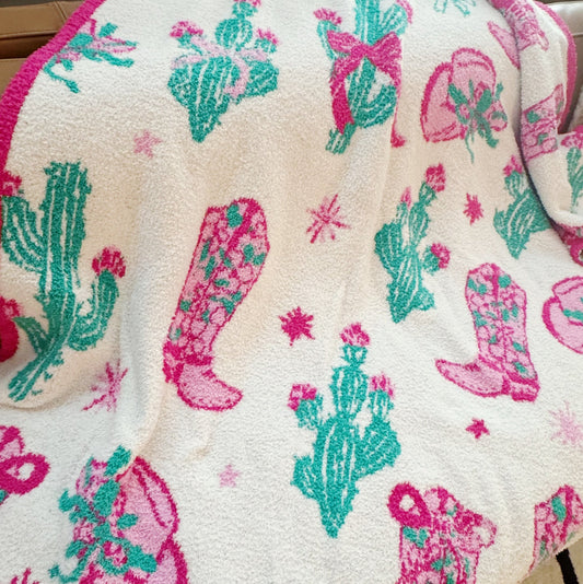 Western Whimsy Coziest Blanket