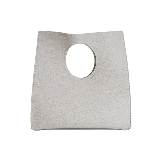 The Madison Clutch in Light Grey