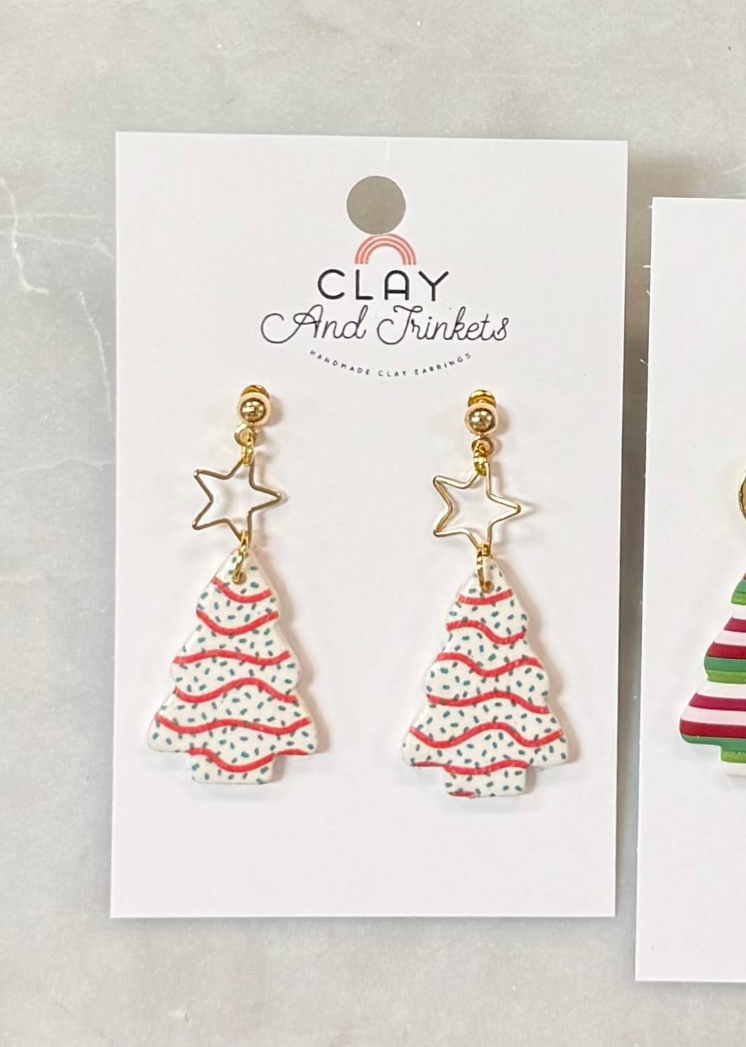 Clay and Trinkets - Sprinkle Tree/ Stripe Tree