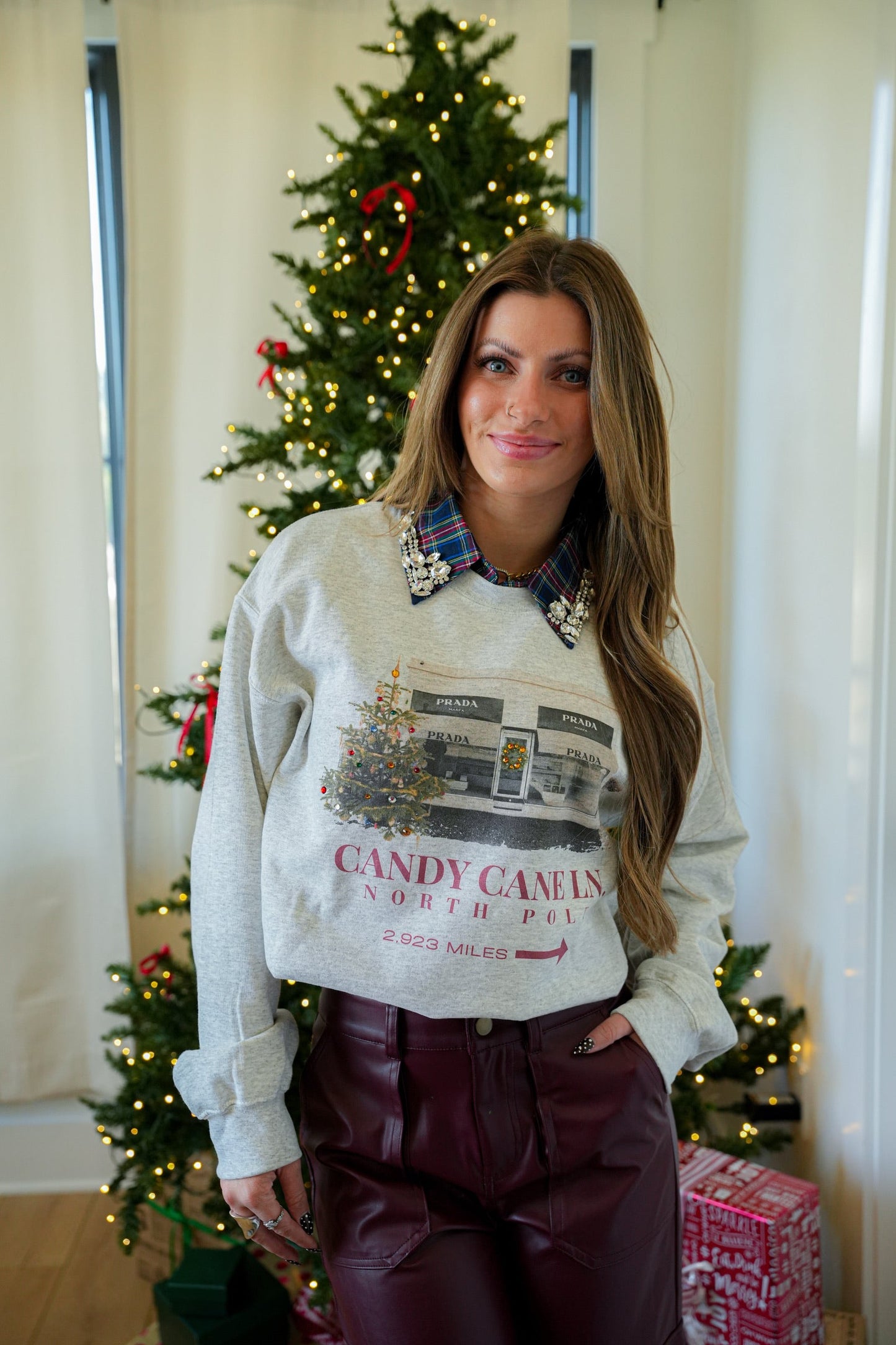 CANDY CANE X MARFA CREWNECK