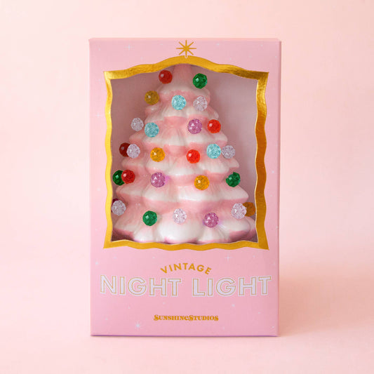 Vintage Tree Night Light | Limited Edition Gumdrop Pink