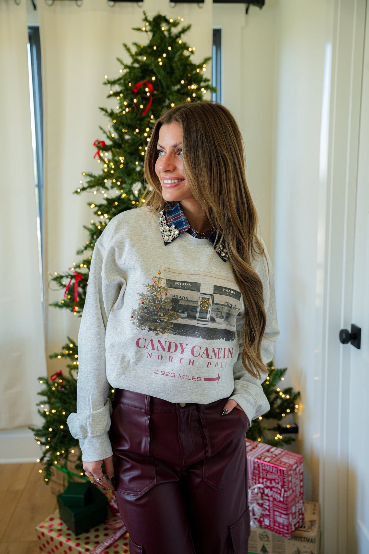 CANDY CANE X MARFA CREWNECK