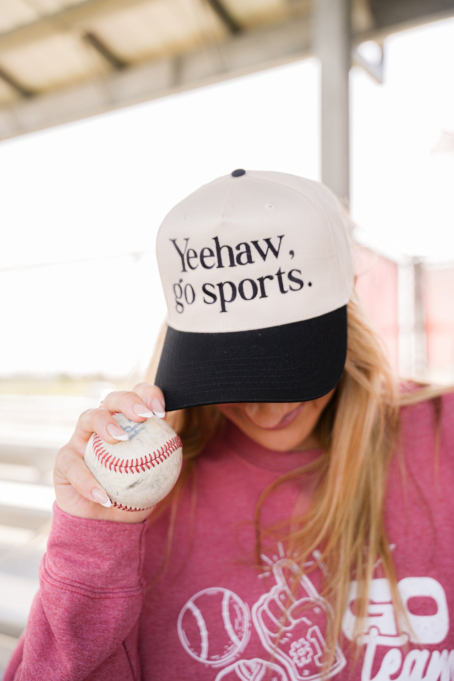 YEEHAW, GO SPORTS CANVAS CAP
