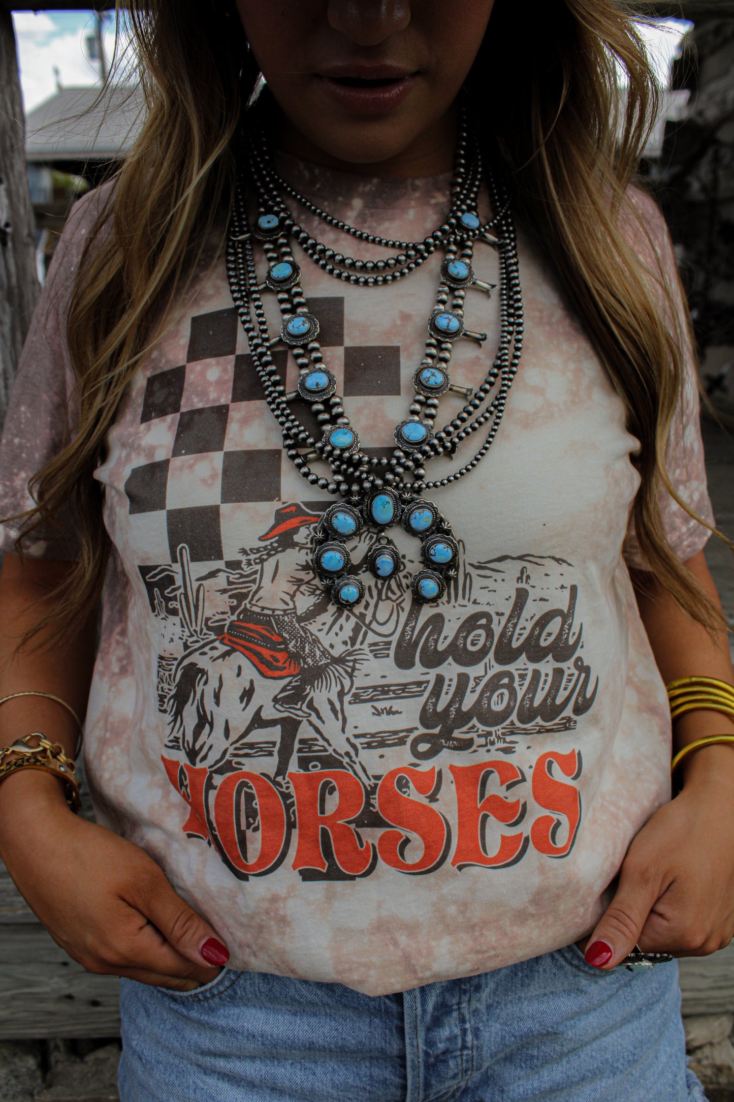 HOLD YOUR HORSES TEE