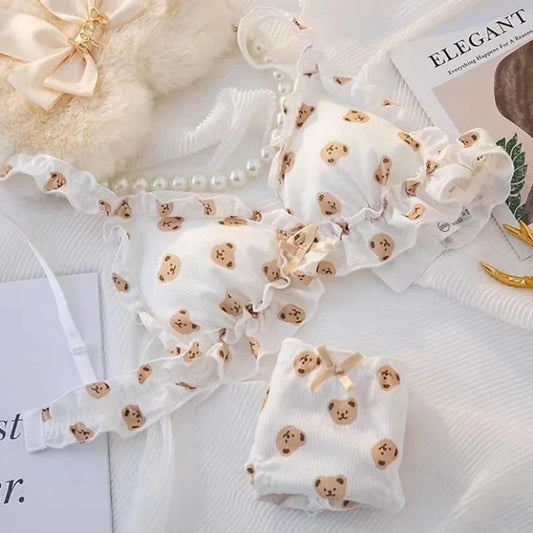 Cute Bear Underwear Set