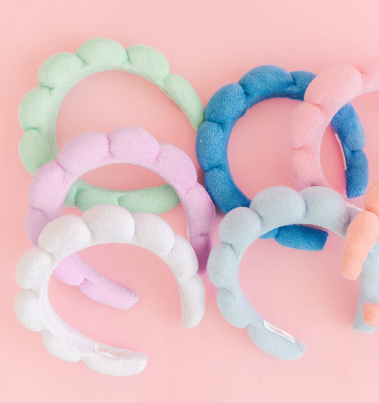 Puffy Terrycloth Plush Spa Headband
