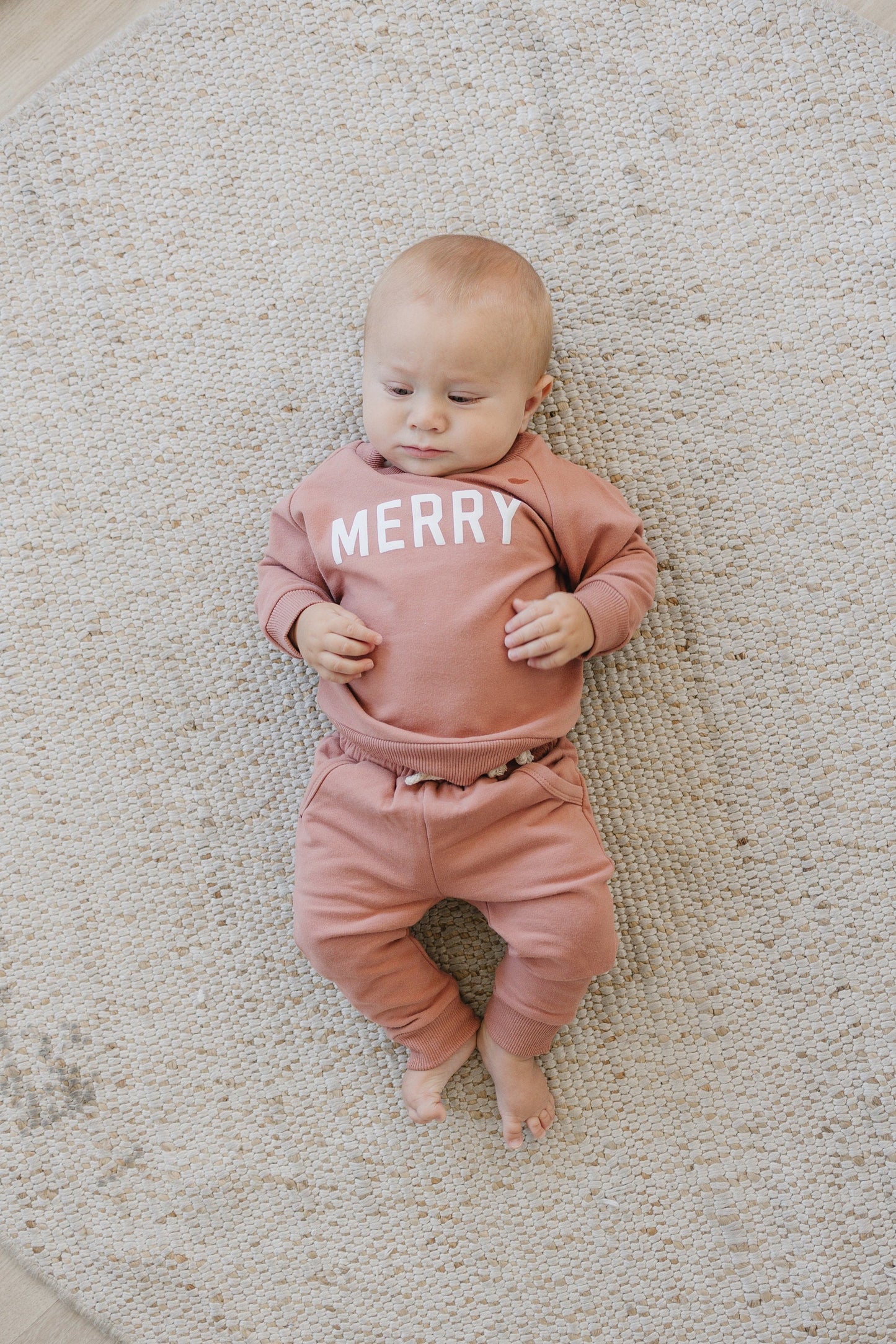 Merry Organic Cotton 2pc Jogger Set *3-6 & 6-12 months left
